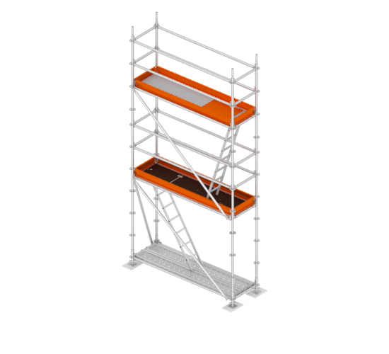 3D scaffolding representation GIF