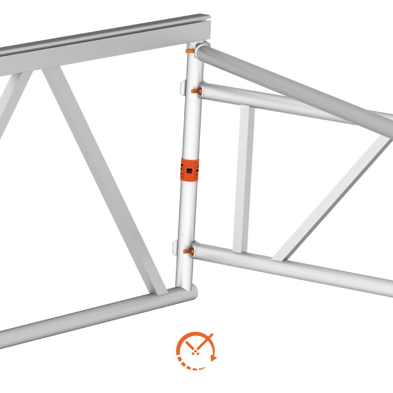 aluminium roof scaffold