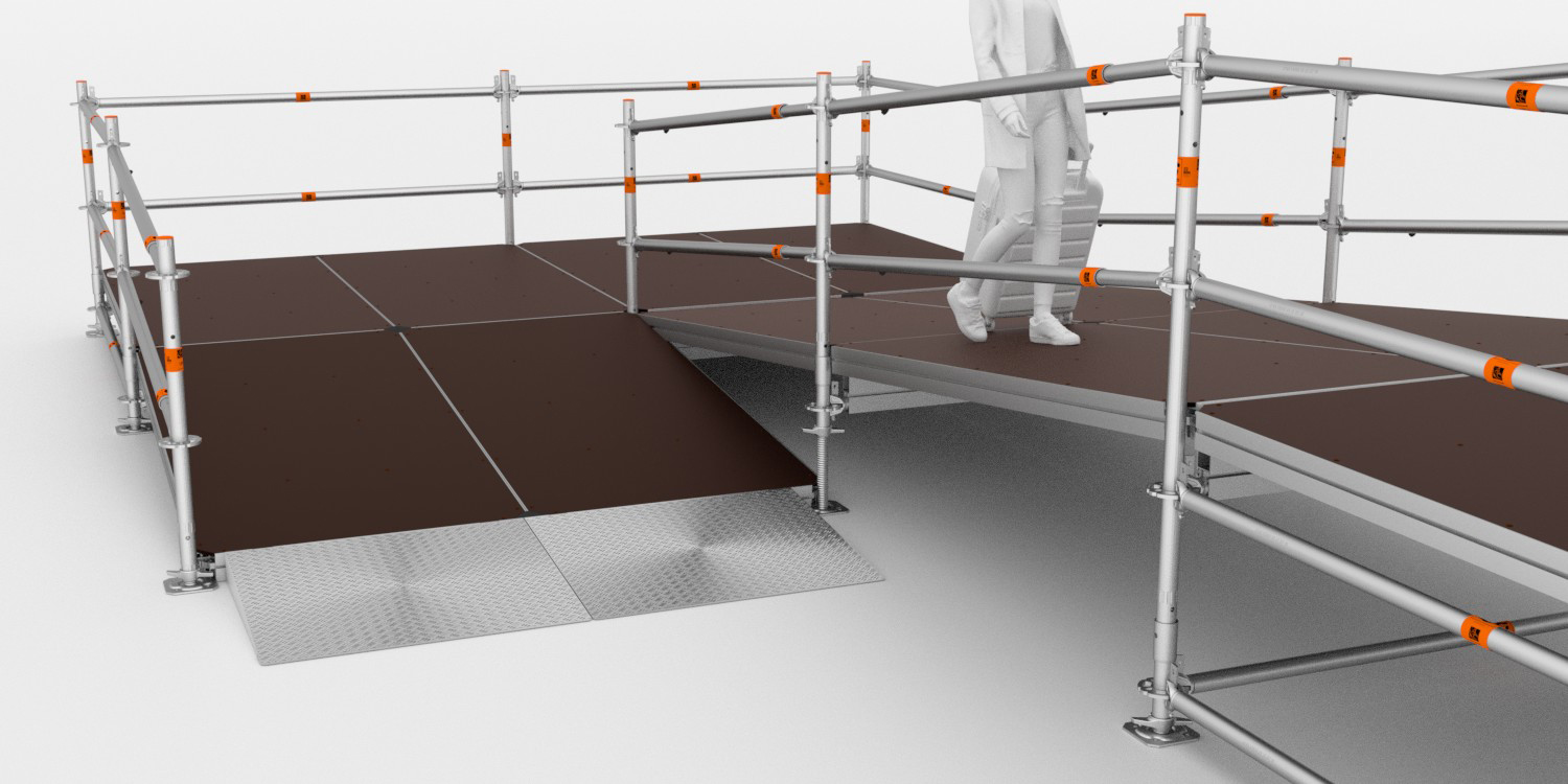 Reliable stage ramps for inclusive events