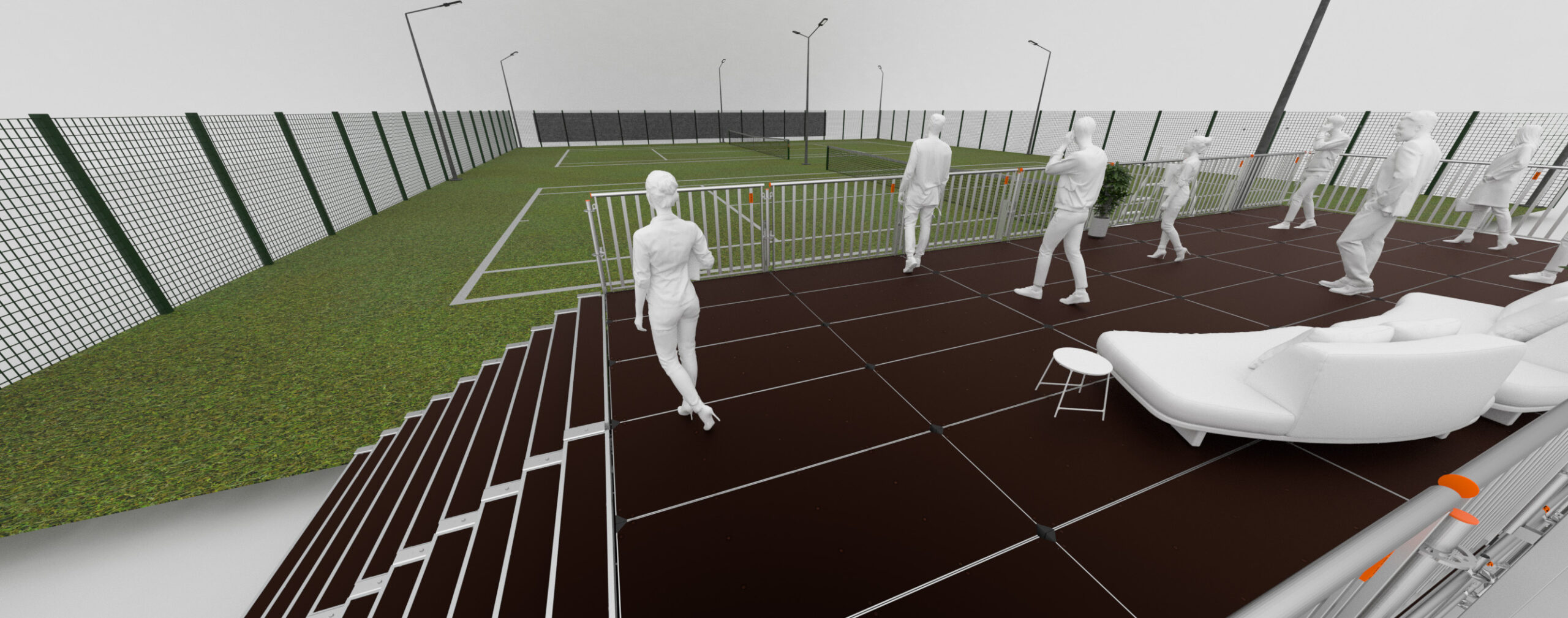 Stage plaform-tennis