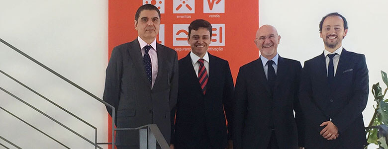 Visita do Embaixador da Republica Argentina, Oscar Moscariello e o Ministro – Chefe da Chancelaria, Horacio Fernández Palacio